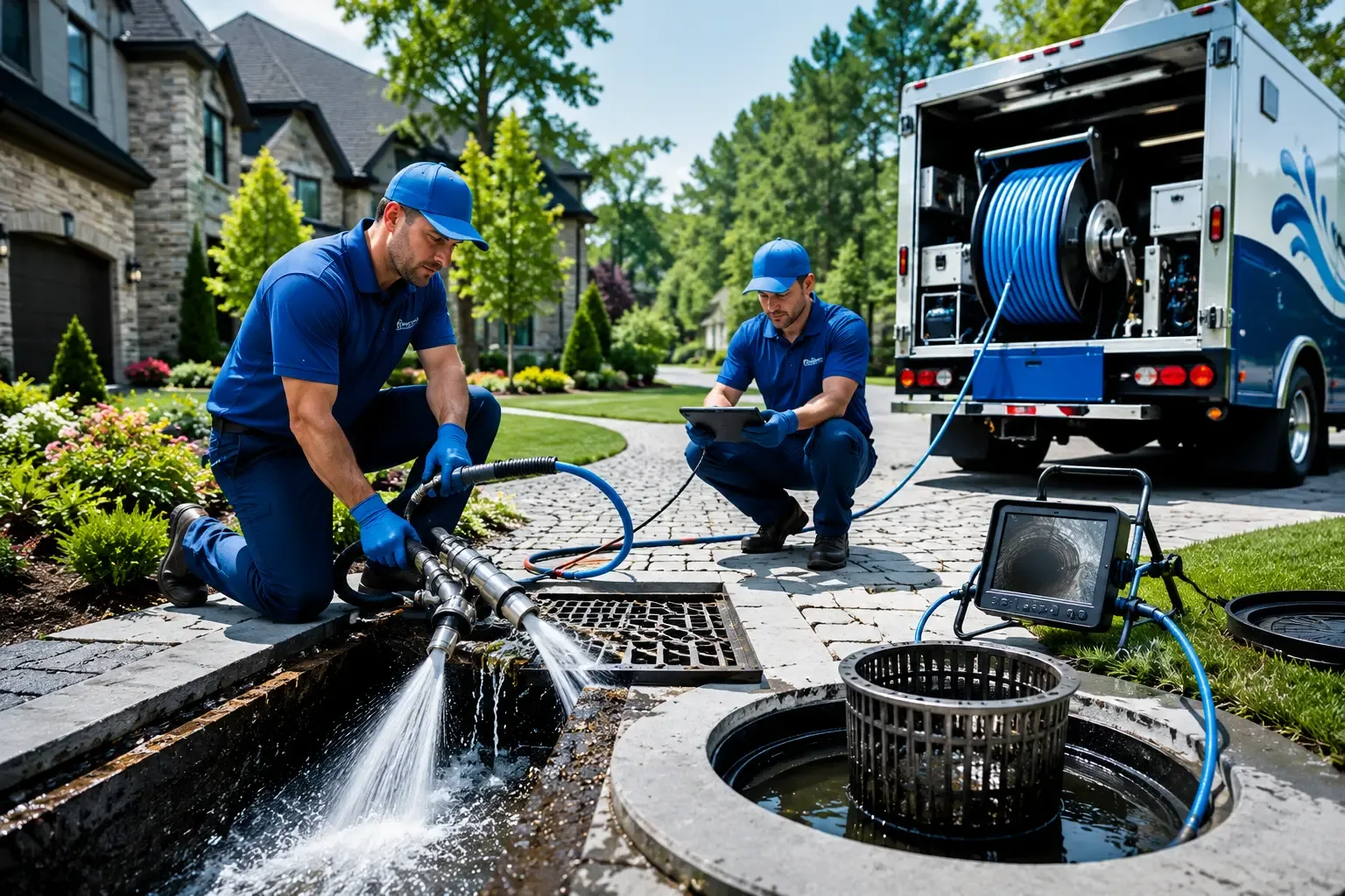 Local outdoor drain cleaning professionals in Stowell, TX