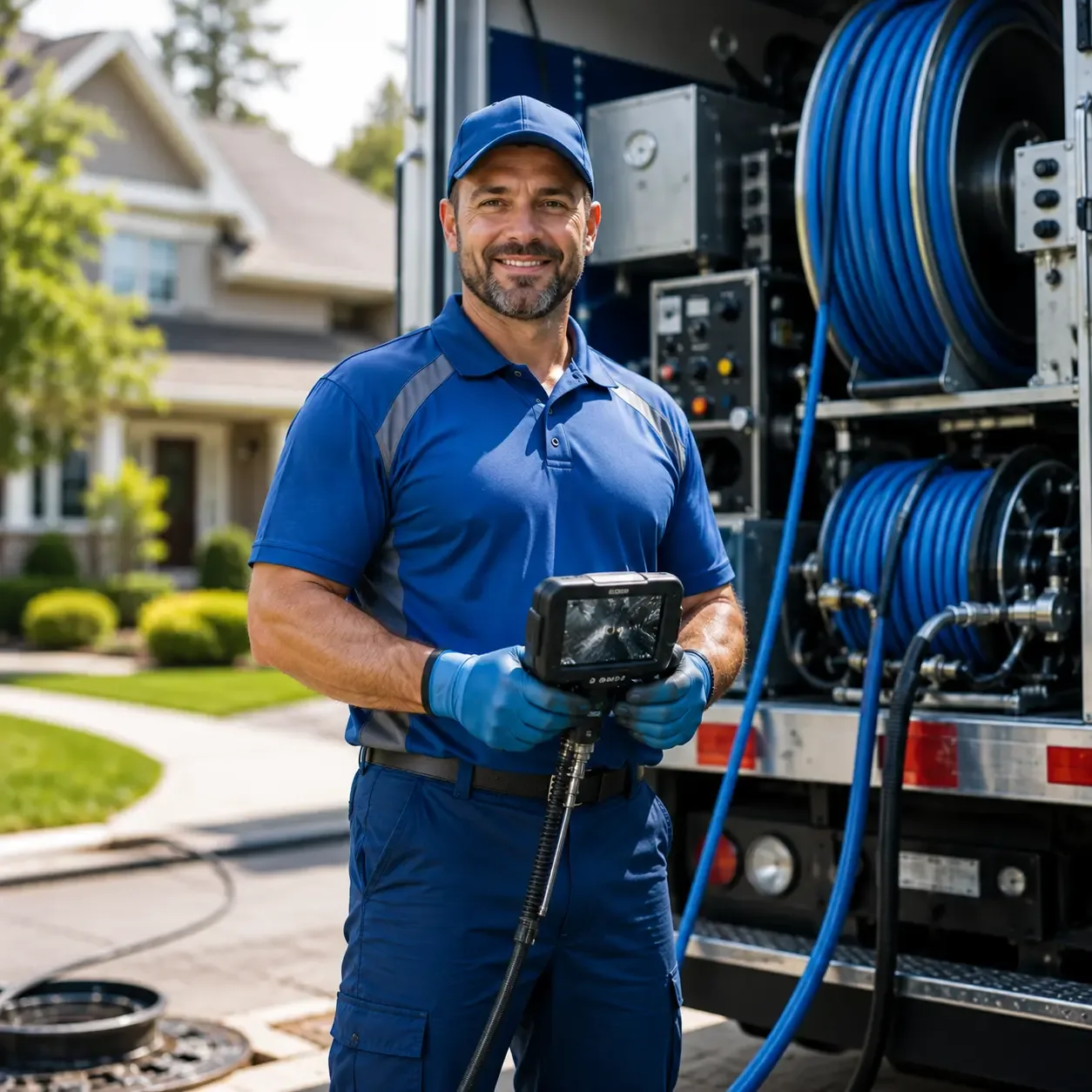Local outdoor drain cleaning specialists in Stowell, TX